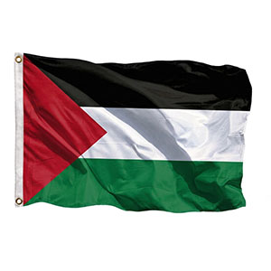 PAMORA Bandiera della Palestina 90×150 cm (3×5 ft)