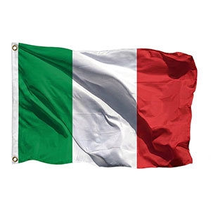 PAMORA Bandiera Italiana 90×150 cm Poliestere